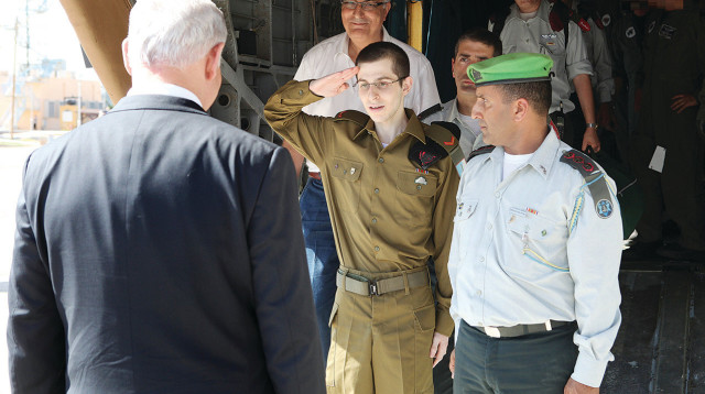 גלעד שליט שחרור  (צילום: ארכיון דו"צ)