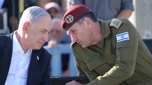 הרצי הלוי ובנימין נתניהו (צילום: עמוס בן גרשון, לע"מ)