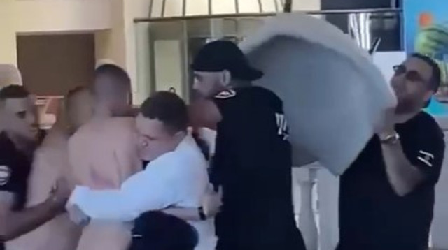 קטטה במלון מלכת שבא באילת (צילום: שימוש לפי סעיף 27א')