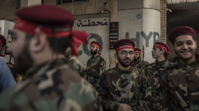מחבלי חיזבאללה (צילום: Manu Brabo/Getty Images)