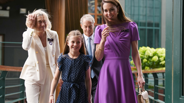 קייט מידלטון, הנסיכה שארלוט (צילום: WPA Pool)