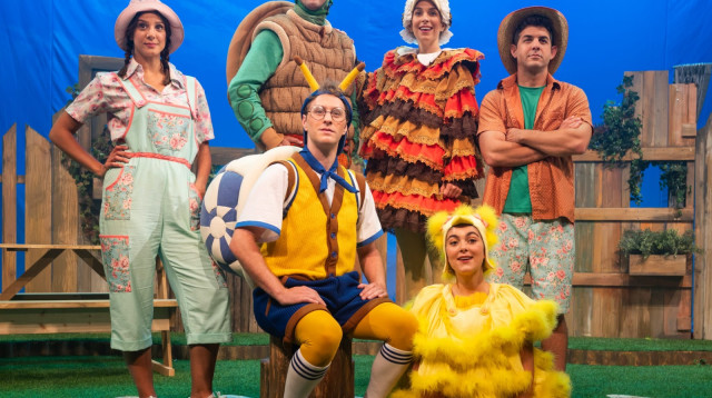 הצגת פרפר נחמד (צילום:  משה צ'יטיאת)