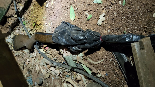 רובה הציד שאותר (צילום: רשות הטבע והגנים)