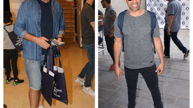 שחר חסון ואדיר מילר (צילום: יח"צ,רפי דלויה)