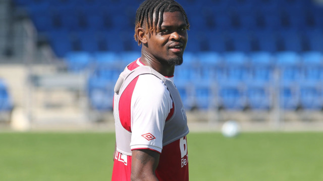 גודסוויי דוניו באימון הפועל חדרה (צילום: שלומי גבאי)