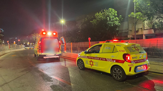 אירוע אלימות (צילום: תיעוד מבצעי מד"א)