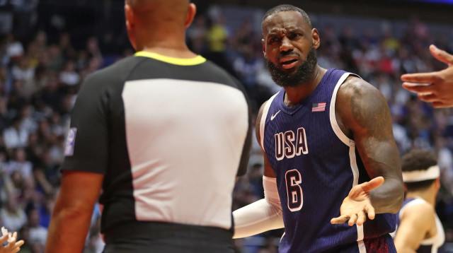 לברון ג'יימס, נבחרת ארצות הברית (צילום: GettyImages, Henry Browne)
