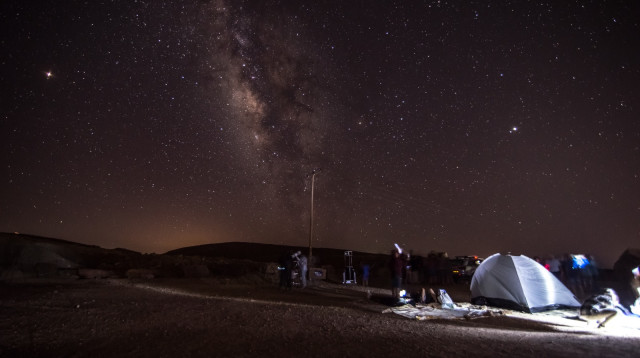 מטר המטאורים (צילום: דניאל בר, באדיבות סוכנות החלל הישראלית)