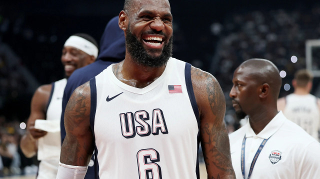 לברון ג'יימס, נבחרת ארצות הברית (צילום: GettyImages, Christopher Pike)