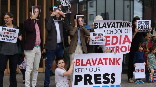 המחאה באוקספורד (צילום: שקד אשכנזי)