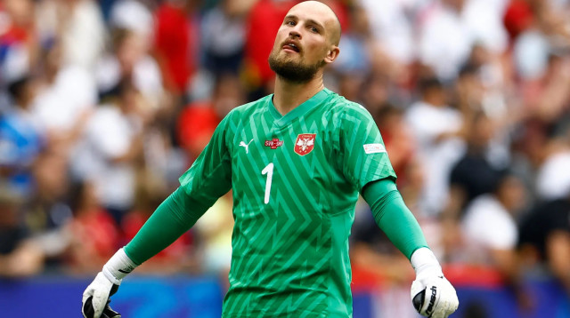 פרדראג ראיקוביץ', שוער נבחרת סרביה (צילום: רויטרס)