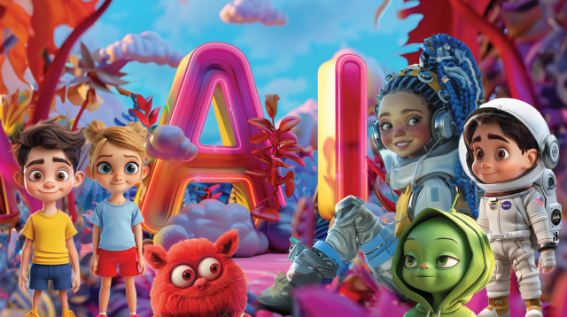 הצצה לדמויות שמלוות את הקורס החדש ללימודי אנגלית ו-AI מבית הג'רוזלם פוסט (צילום: ג'רוזלם פוסט לייטוק סקול)