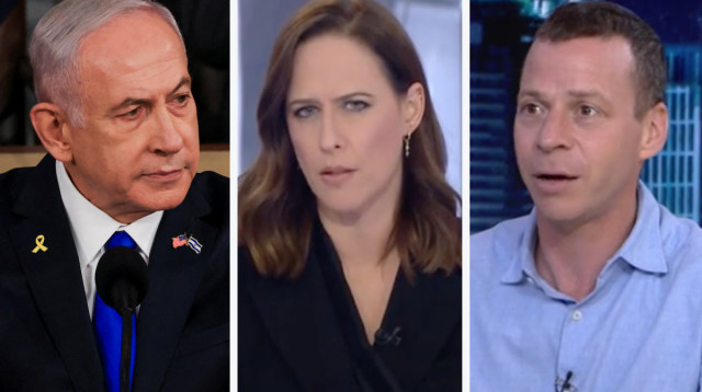 בנימין נתניהו, יונית לוי, עמית סגל (צילום: רויטרס,צילום מסך קשת 12)