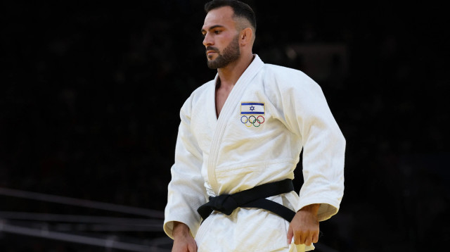 הג'ודוקא הישראלי ברוך שמאילוב (צילום: אימג'בנק  GettyImages, JACK GUEZ/AFP)