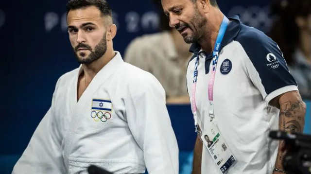 סמדג'ה תומך בשמאילוב (צילום: הוועד האולימפי בישראל)