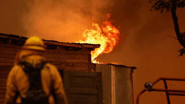 השריפות בקליפורניה (צילום: רויטרס)