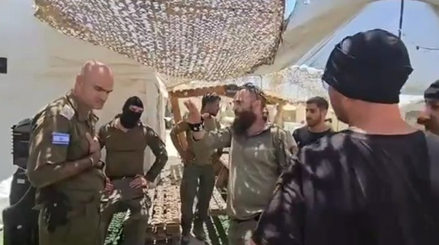 העימות בשדה תימן (צילום: מסך)