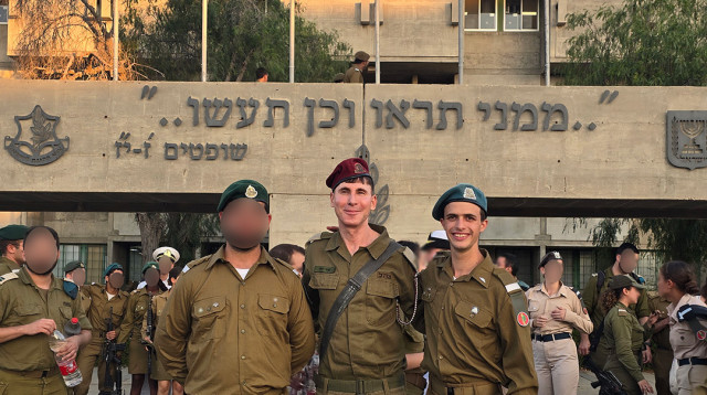 צוער אמנון, סרן אודי הלר, צוער א' (צילום: באדיבות המצולם)