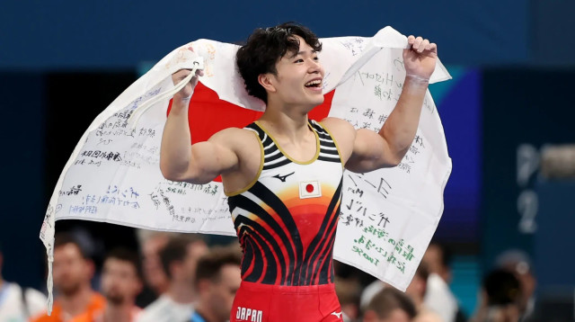 המתעמל היפני אוקה שינוסוקה (צילום: GettyImages, Jamie Squire)