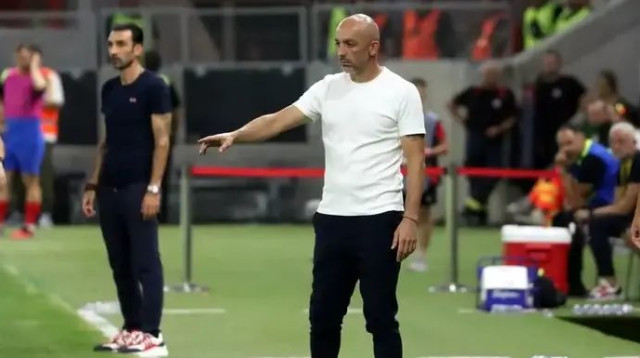 משחק נפל של הקבוצה שלו. ז'ארקו לאזטיץ' (צילום: אתר רשמי, האתר הרשמי של מכבי תל אביב)