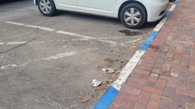 חניה כחול לבן  (צילום: יוסי יוסף)