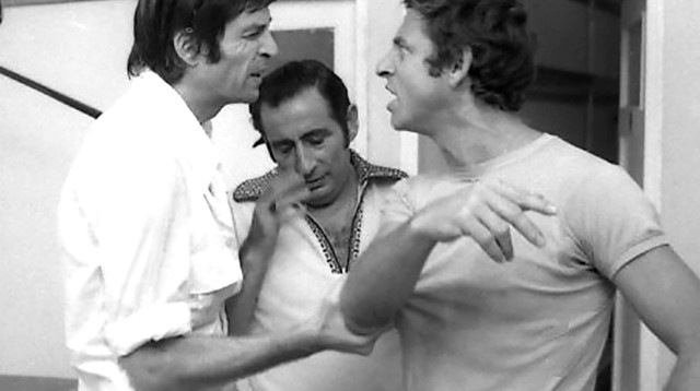 אורי זוהר ואריק איינשטיין (צילום: צילום מסך מתוך הסרט)