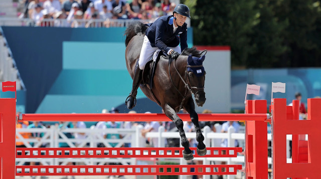 רוכב הסוסים רובין מוהר באולימפיאדת פריז 2024 (צילום: רויטרס)