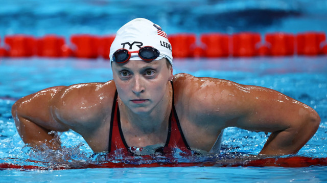 קייטי לדקי, אולימפיאדת פריז 2024 (צילום: רויטרס)