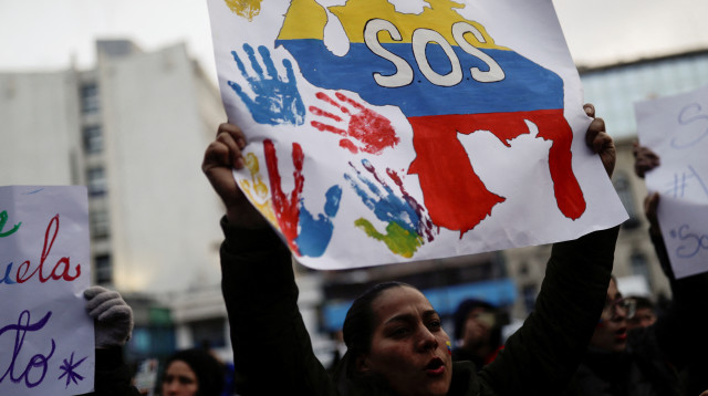 הפגנה בוונצואלה  (צילום: רויטרס)