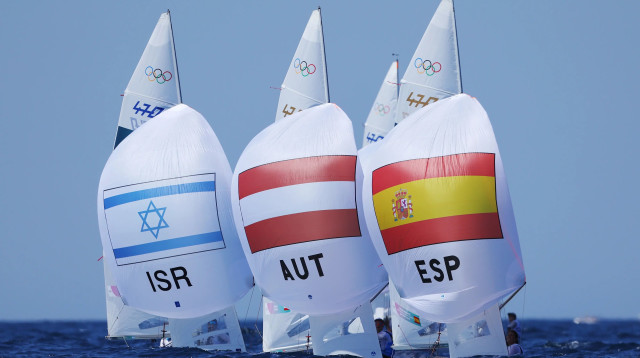 השייטים ניתאי חסון, נועה לסרי, אולימפיאדת פריז 2024 (צילום: GettyImages)