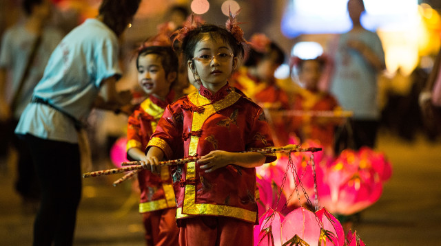 פסטיבל אמצע הסתיו, הונג קונג  (צילום: Lam Yik Fei/Getty Images)