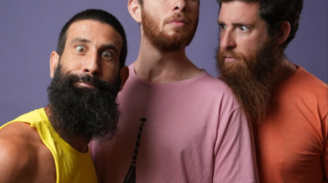 יוצרי ההצגה "ערומים" (צילום: אייל דולב ודניאל אליאור)