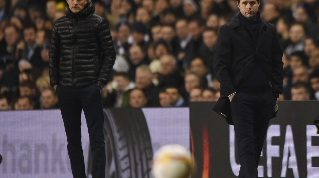 תומאס טוכל לצד מאוריסיו פוצ'טינו (צילום: GettyImages)