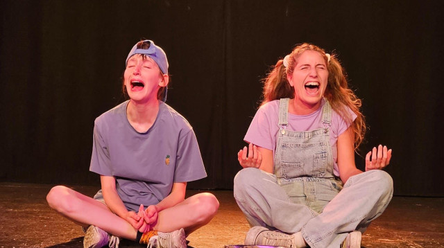 מתוך ההצגה "מגש של כסף" (צילום: פרטי)