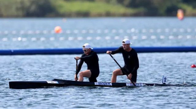 הם חתרו, יריביהם כבר יצאו מהנהר. הצמד הניו זילנדי (צילום: GettyImages, Maja Hitij)