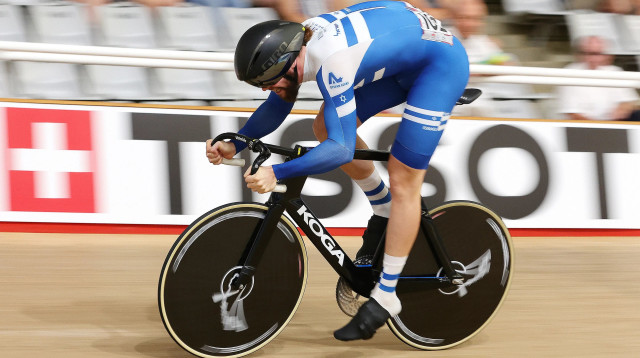 מיכאל יעקובלב, רוכב אופני מסלול ישראלי (צילום: GettyImages, Sarah Reed)