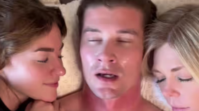 אלנה ובן זוגה קווין ומייגן (צילום: מתוך טיקטוק)