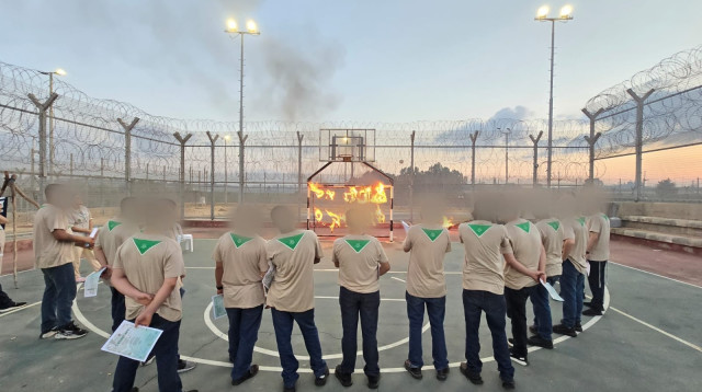 פעילות תנועת הצופים בכלא אופק (צילום: דוברות שב"ס)