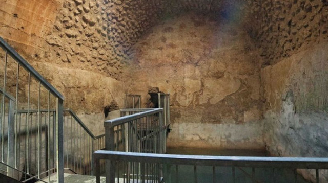 נקבת המים בעין קובי (צילום: אדווה ברעם, ארכיון הצילומים של קק״ל)