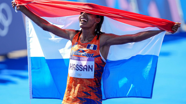 סיפאן חסן, מרתוניסטית הולנדית (צילום: GettyImages, Joris Verwijst/BSR Age)