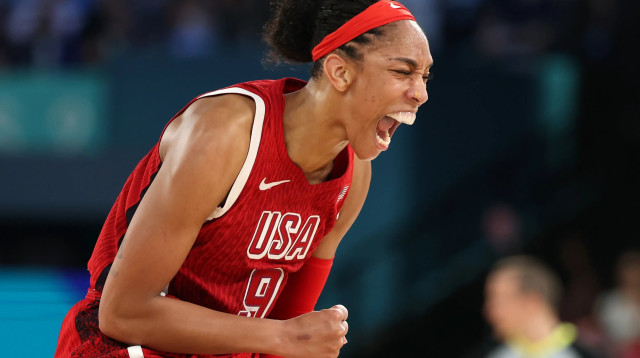 אג'ה ווילסון, נבחרת ארצות הברית (צילום: GettyImages, Gregory Shamus)