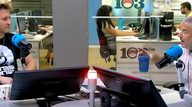 ינון מגל ויאיא פינק (צילום: צילום מסך 103FM)