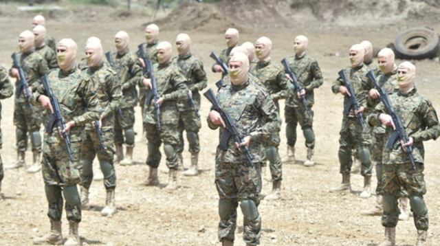 כוח רדואן של חיזבאללה  (צילום: רשתות ערביות)