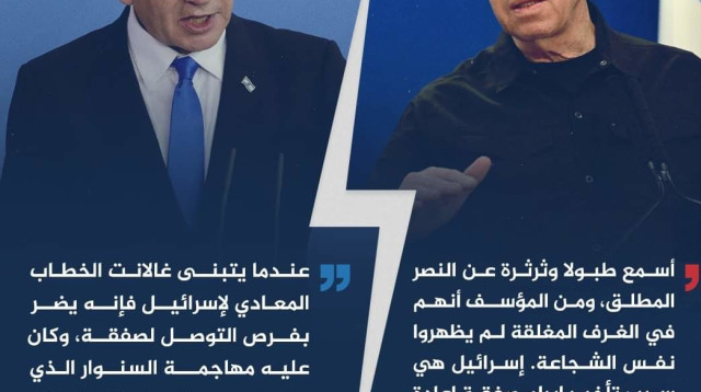 גלנט ונתניהו באל ג'אזירה (צילום: פרטי)