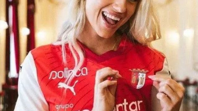 אנה מריה מרקוביץ' כדורגלנית בראגה (צילום: צילום מסך, האינסטגרם של אנה מריה מרקוביץ')