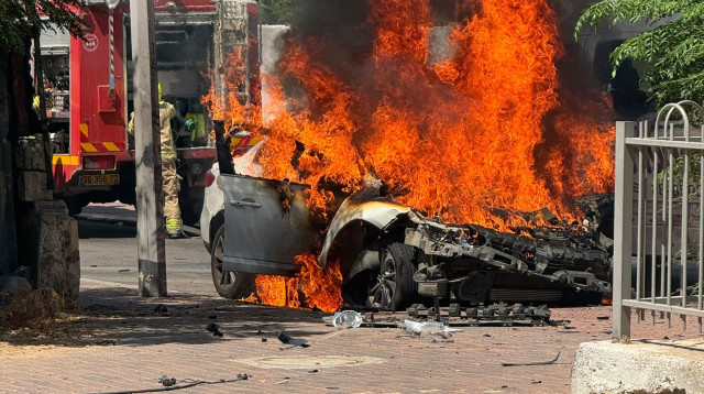 הפיצוץ באשקלון (צילום: דוברות המשטרה)