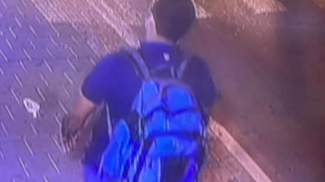 החשוד בפיצוץ בתל אביב (צילום: מצלמת אבטחה)