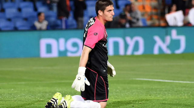 שחקן הפועל רמת גן אלדר פשכצקי (צילום: ברני ארדוב)