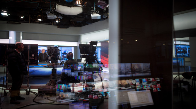 צוות שידור, ארכיון (צילום: Miriam Alster/Flash90)