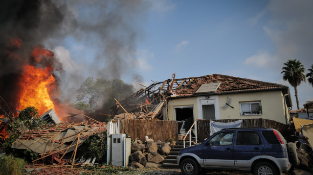 פגיעה ישירה בקצרין (צילום: מיכאל גלעדי, פלאש 90)